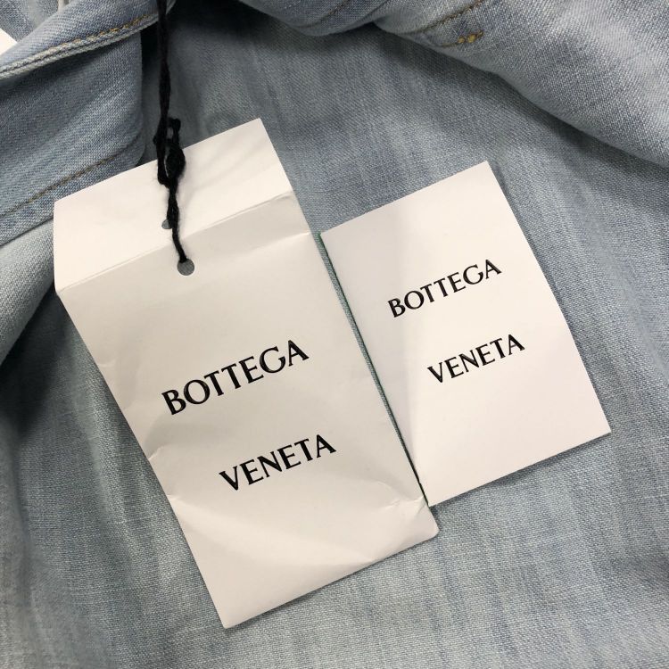 Bottega Veneta Bottega Veneta Light Blue Button Up Shirt Size 36 Size XS / US 0-2 / IT 36-38 - 10 Thumbnail