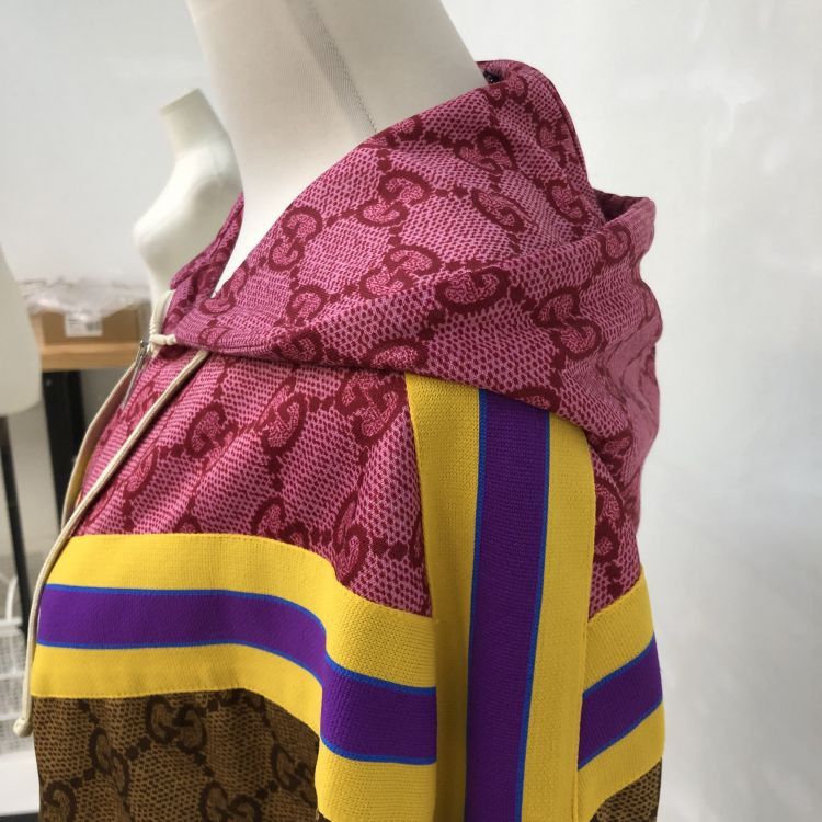 Gucci Gucci GG Monogram Colorblock Zip Hoodie Jacket Size S Size US S / EU 44-46 / 1 - 8 Thumbnail