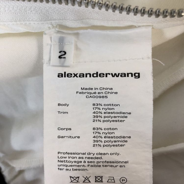 Alexander Wang Alexander Wang Logo Waistband Shorts Size 2 Size 26" / US 2 / IT 38 - 4 Thumbnail