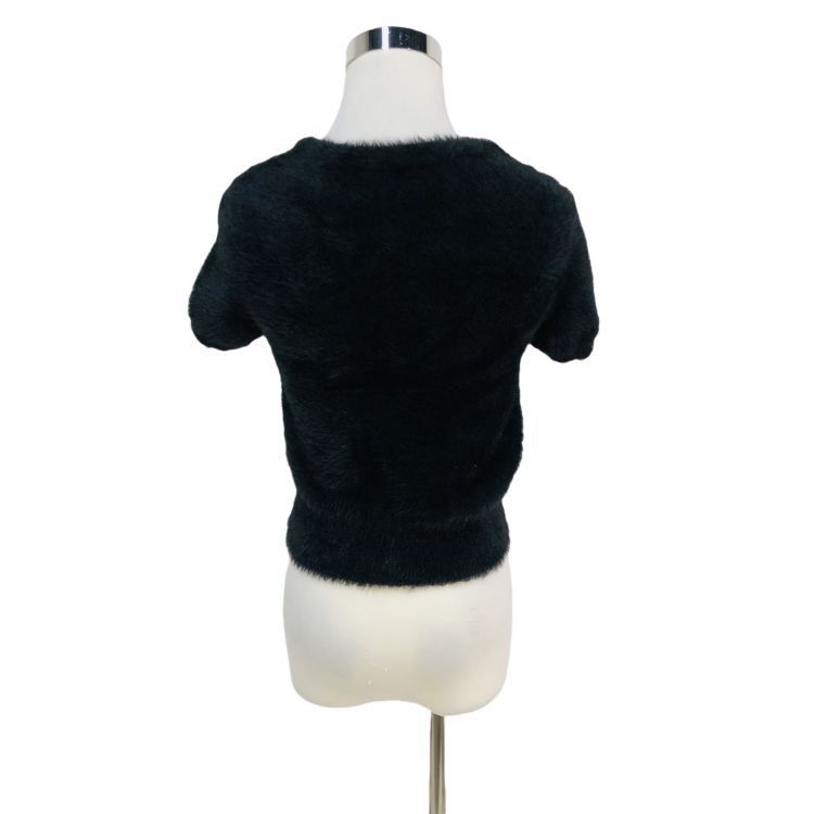 Alexander Wang Alexander Wang Rhinestone Short Sleeve Sweater Size XS Size XS / US 0-2 / IT 36-38 - 2 Thumbnail
