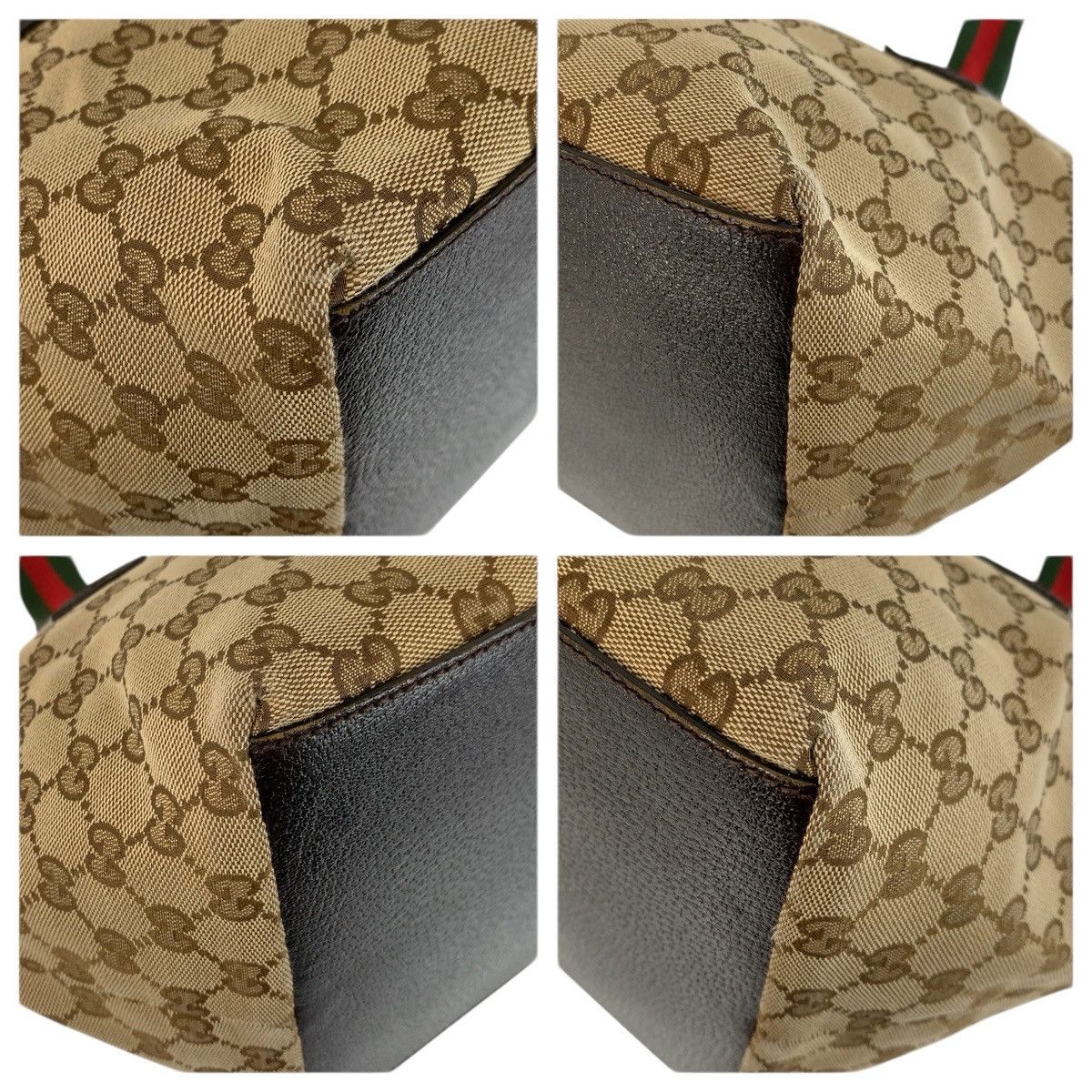Gucci Gucci Gucci GG Canvas Tote Bag Textile Tote Bag 131228 DUTY FREE for USA Size ONE SIZE - 4 Thumbnail