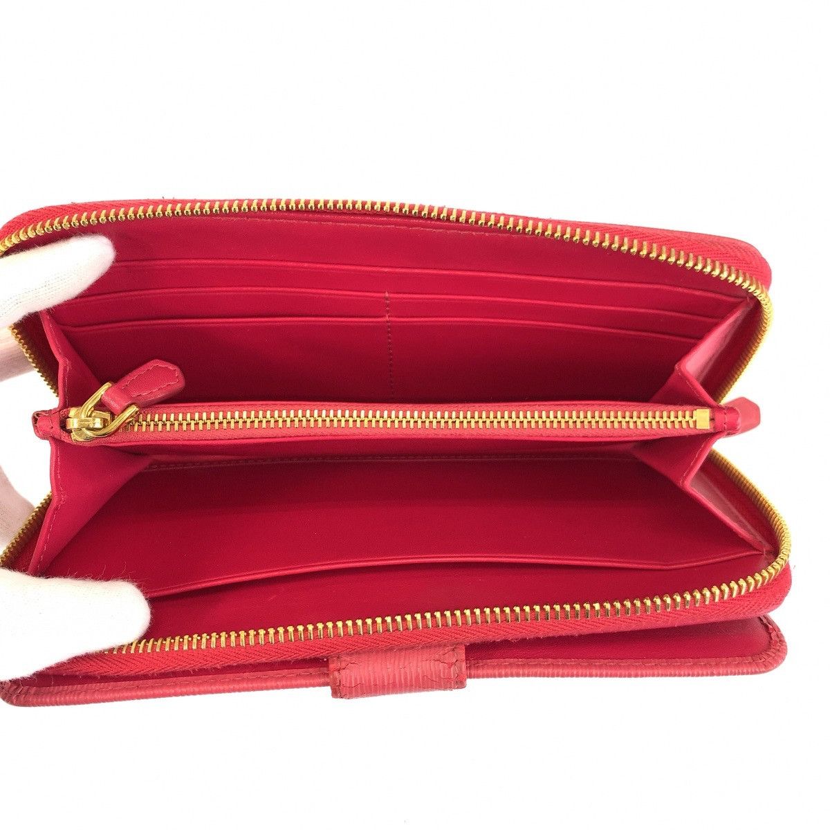 Prada Prada Prada Saffiano Leather Long Wallet Leather Long Wallet DUTY FREE for USA Size ONE SIZE - 4 Thumbnail