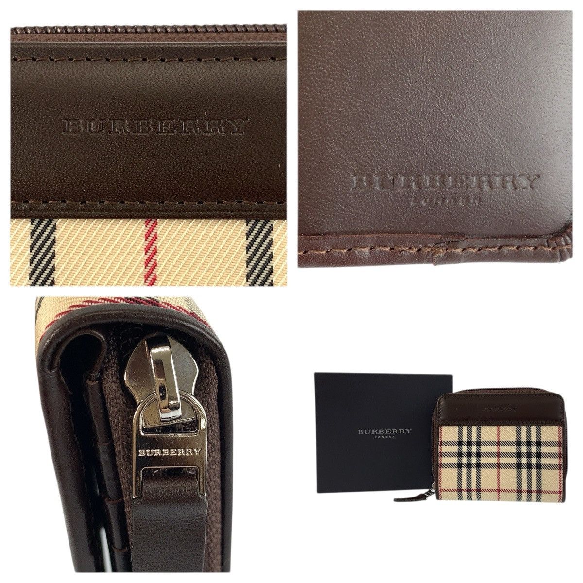 Burberry Burberry Burberry Leather Wallet Textile Short Wallet DUTY FREE for USA Size ONE SIZE - 8 Thumbnail
