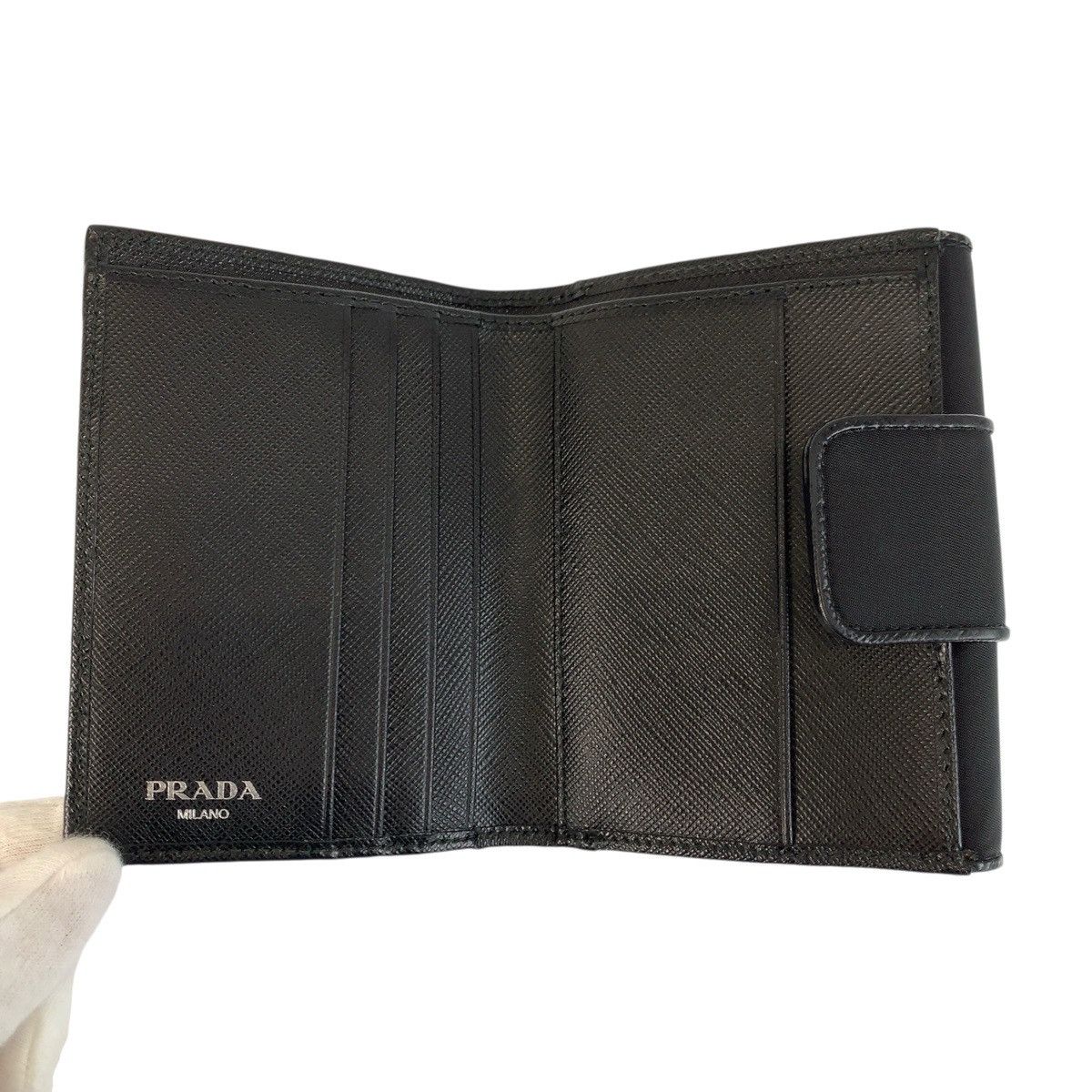 Prada Prada Prada Tessuto Nylon Wallet Textile Short Wallet DUTY FREE for USA Size ONE SIZE - 4 Thumbnail