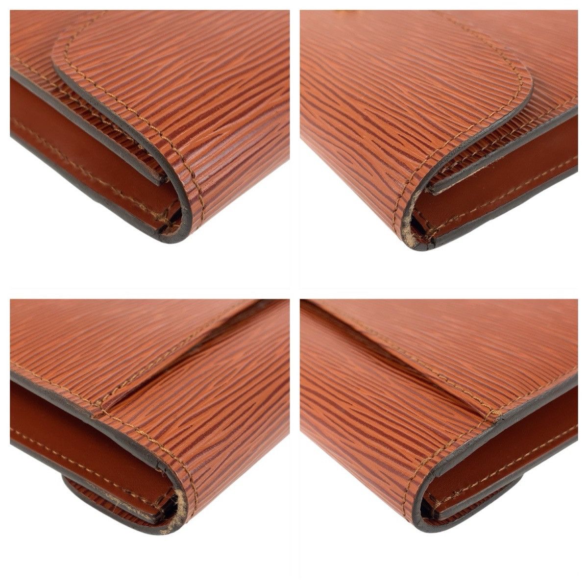 Louis Vuitton Louis Vuitton Louis Vuitton Montaigne 27 Epi Clutch Bag Leather Clutch Bag M52653 DUTY FREE for USA Size ONE SIZE - 5 Thumbnail