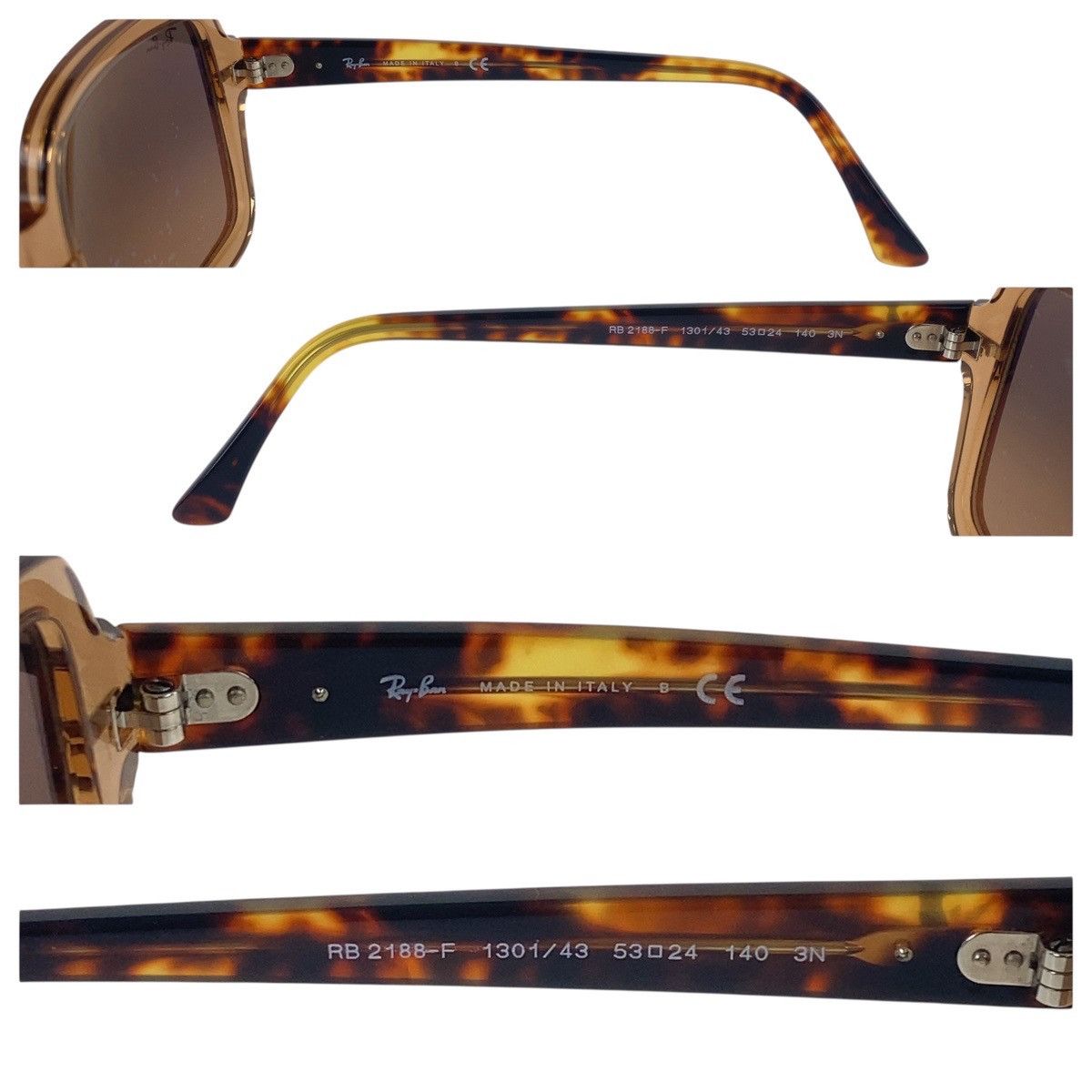 Other Ray-Ban Ray-Ban RB2188 Sunglasses Plastic / Synthetic Sunglasses RB2188 1301 43 53□24 DUTY FREE for USA Size ONE SIZE - 9 Thumbnail