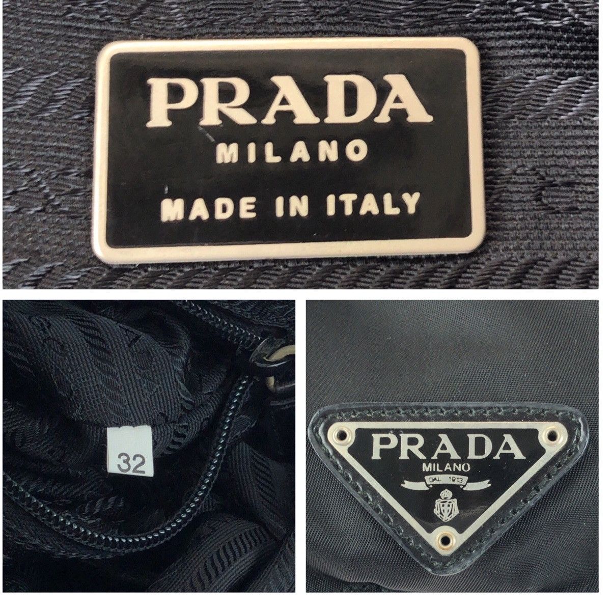 Prada Prada Prada Tessuto Nylon Backpack Textile Backpack B1197F DUTY FREE for USA Size ONE SIZE - 4 Thumbnail