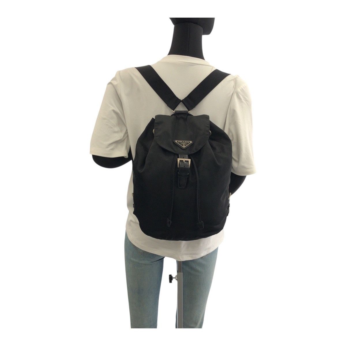 Prada Prada Prada Tessuto Nylon Backpack Textile Backpack B1197F DUTY FREE for USA Size ONE SIZE - 7 Thumbnail