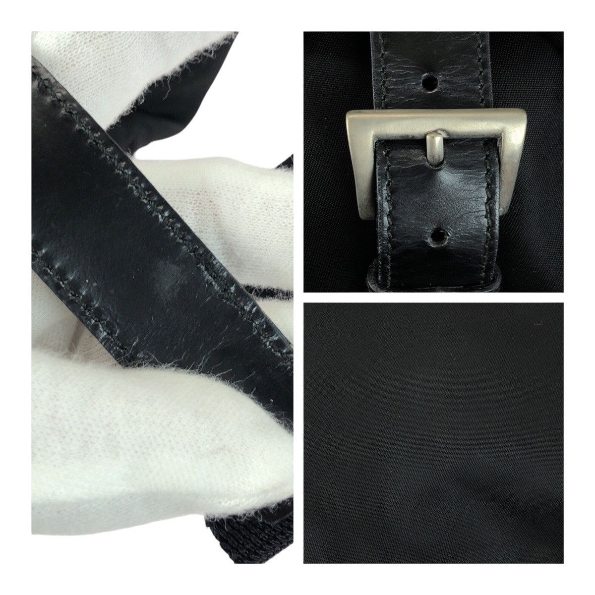 Prada Prada Prada Tessuto Nylon Backpack Textile Backpack B1197F DUTY FREE for USA Size ONE SIZE - 5 Thumbnail