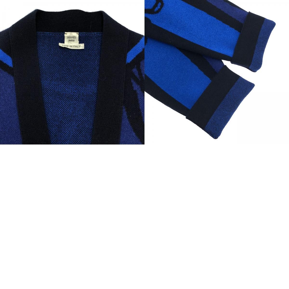 Hermes Hermes Hermes Cashmere Cardigan Textile Tops DUTY FREE for USA Size ONE SIZE - 10 Thumbnail