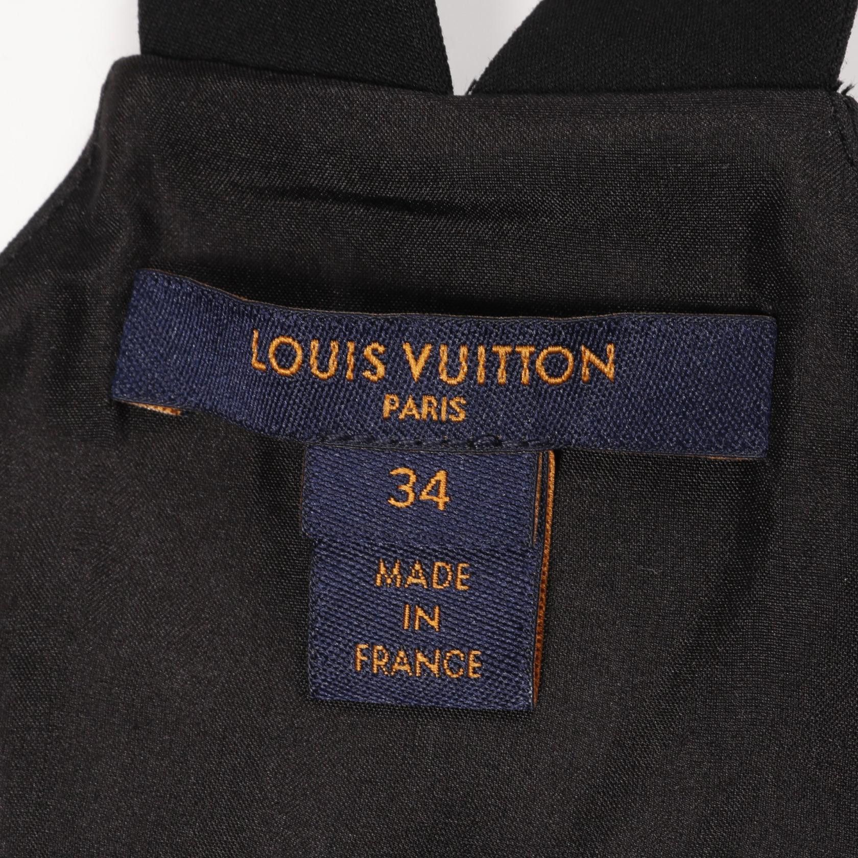 Louis Vuitton Louis Vuitton Louis Vuitton Wool Nylon Silk Dress Textile Dresses DUTY FREE for USA Size ONE SIZE - 3 Thumbnail