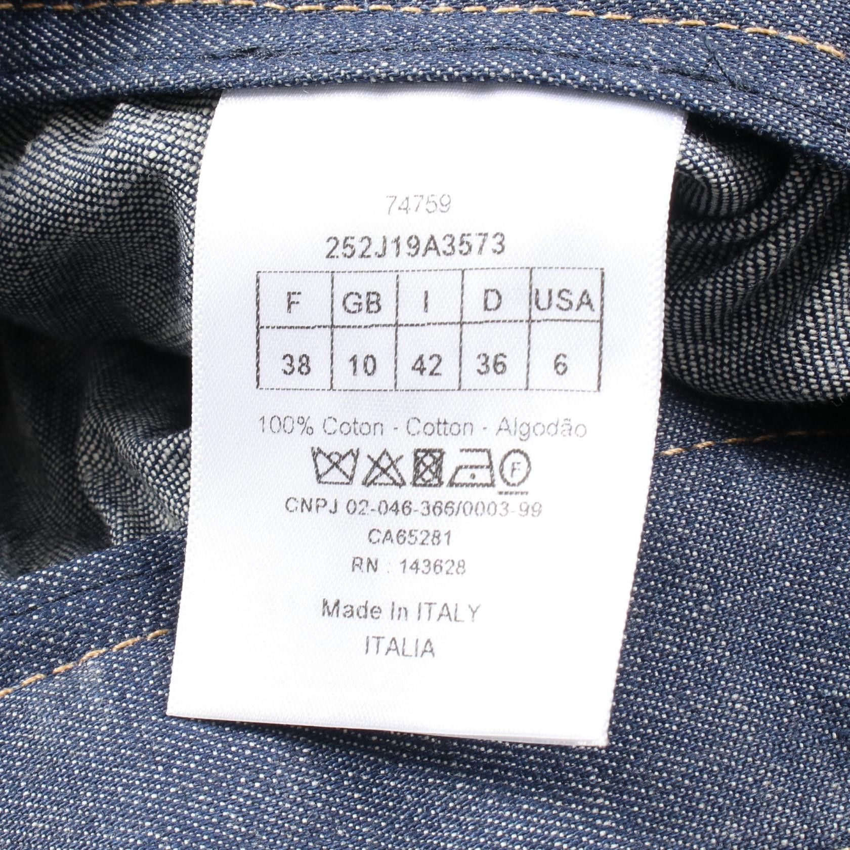 Dior Dior Dior Cotton Skirt Textile Skirts DUTY FREE for USA Size ONE SIZE - 4 Thumbnail