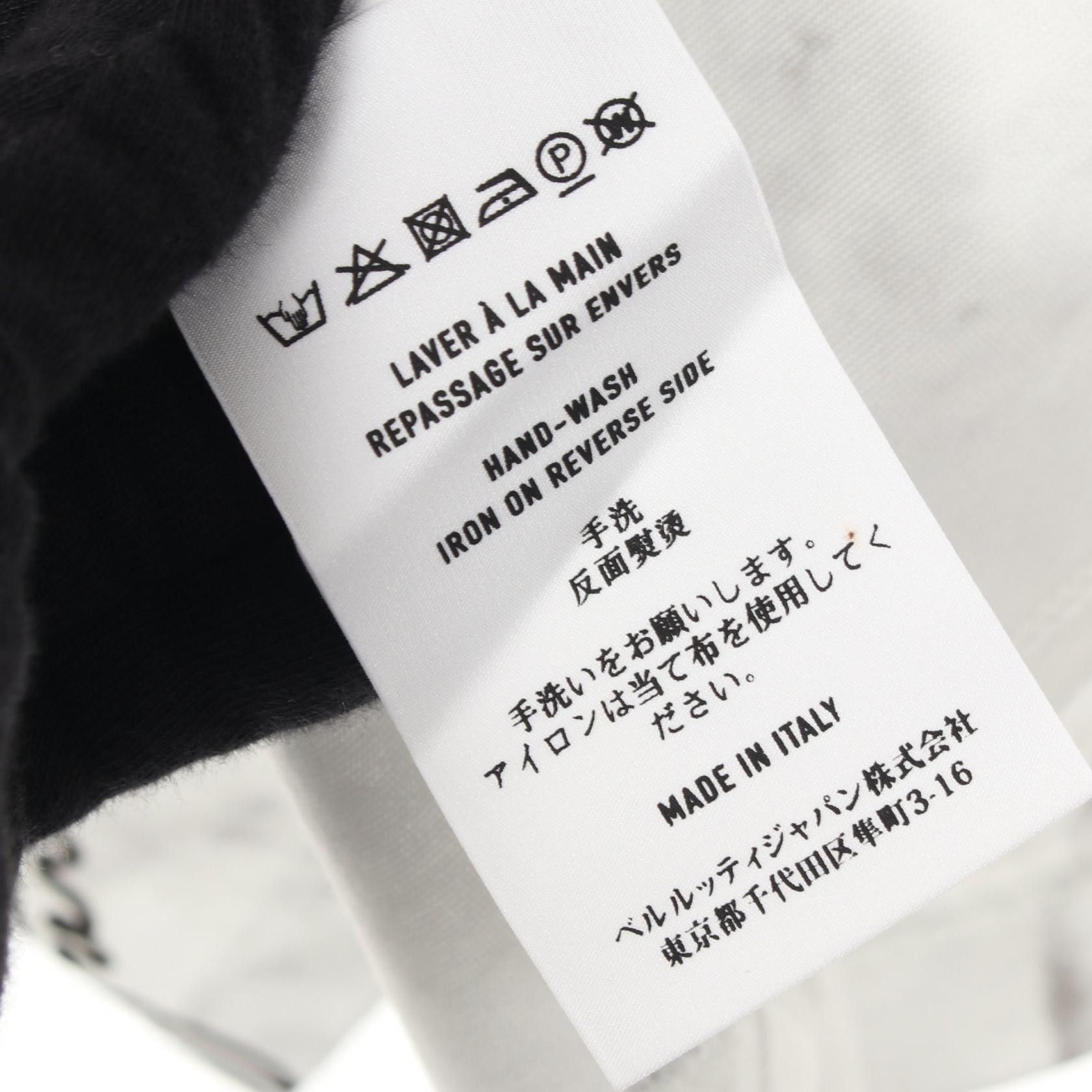 Berluti Berluti Berluti Calligraphy Cotton Top Textile T-Shirts DUTY FREE for USA Size ONE SIZE - 5 Thumbnail
