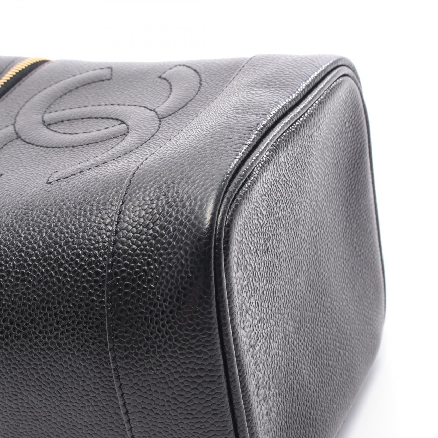 Chanel Chanel CHANEL Coco Mark Grained Calf Handbag Leather Handbag DUTY FREE for USA Size ONE SIZE - 7 Thumbnail