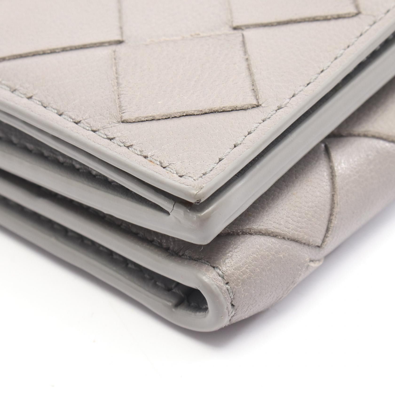 Bottega Veneta Bottega Veneta Bottega Veneta Leather Trifold Wallet Leather Short Wallet DUTY FREE for USA Size ONE SIZE - 8 Thumbnail