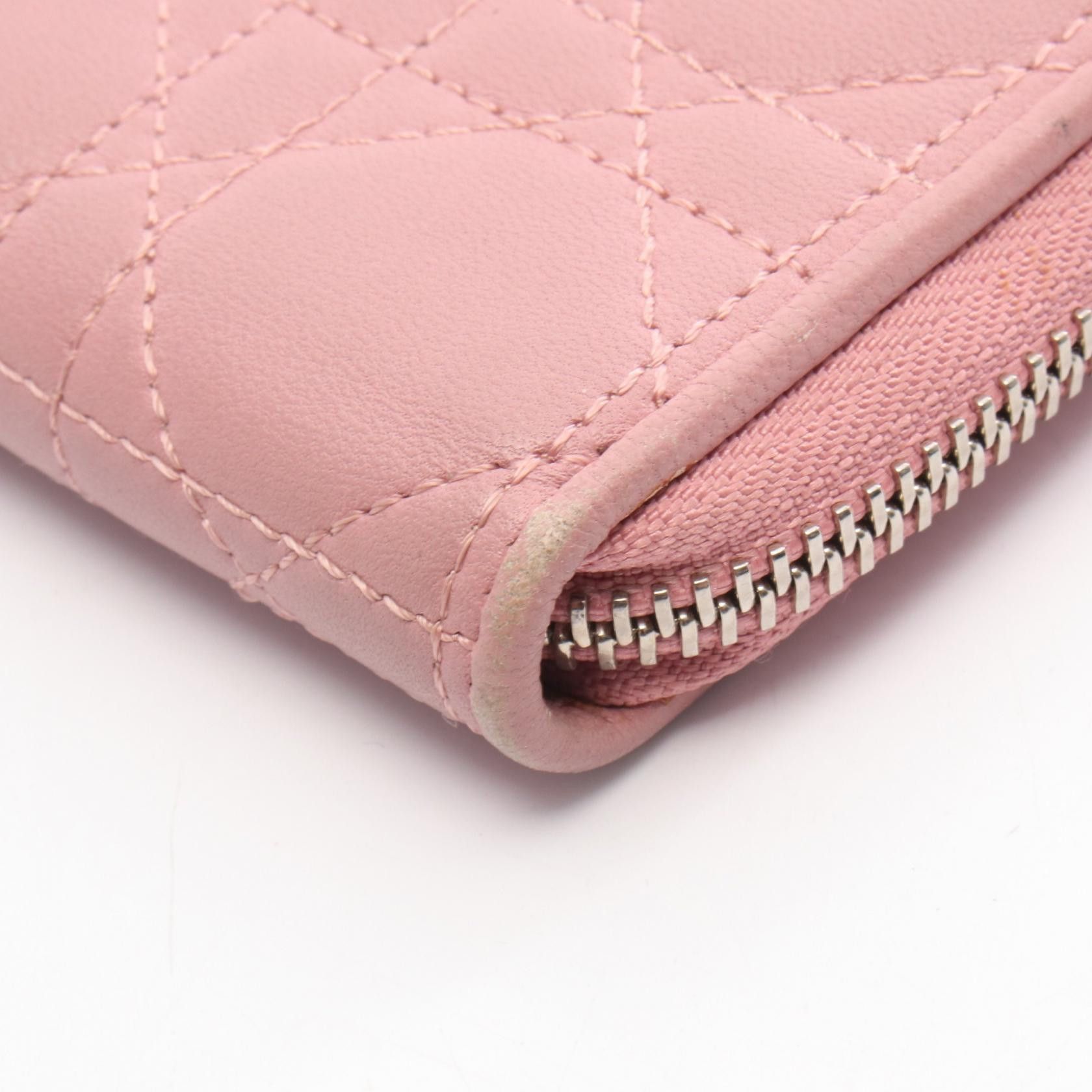 Dior Dior Dior Lady Dior Leather Wallet Leather Short Wallet DUTY FREE for USA Size ONE SIZE - 8 Thumbnail