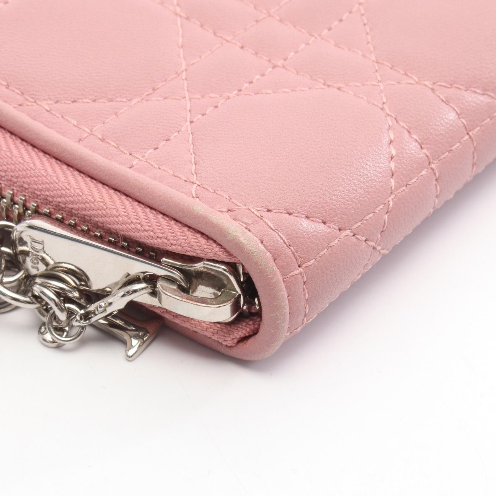 Dior Dior Dior Lady Dior Leather Wallet Leather Short Wallet DUTY FREE for USA Size ONE SIZE - 6 Thumbnail