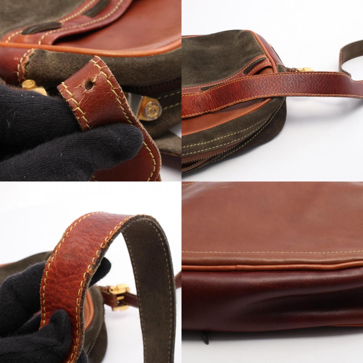 Loewe Loewe Loewe Anagram Leather Shoulder Bag Leather Shoulder Bag DUTY FREE for USA Size ONE SIZE - 10 Thumbnail