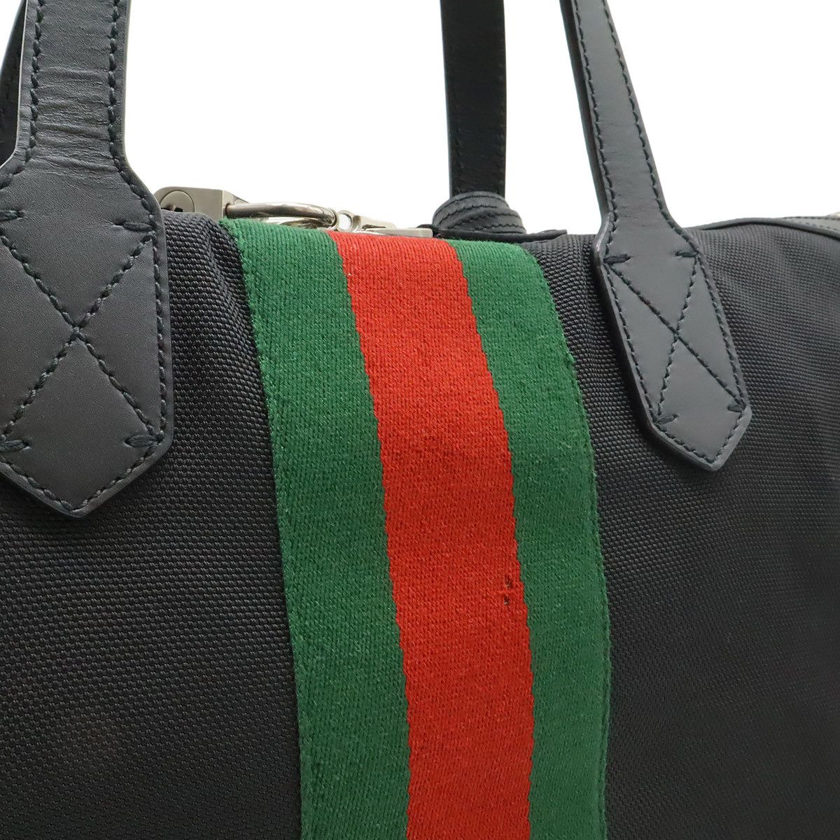 Gucci Gucci Gucci Nylon Canvas Tote Bag Textile Tote Bag 619750 DUTY FREE for USA Size ONE SIZE - 8 Thumbnail