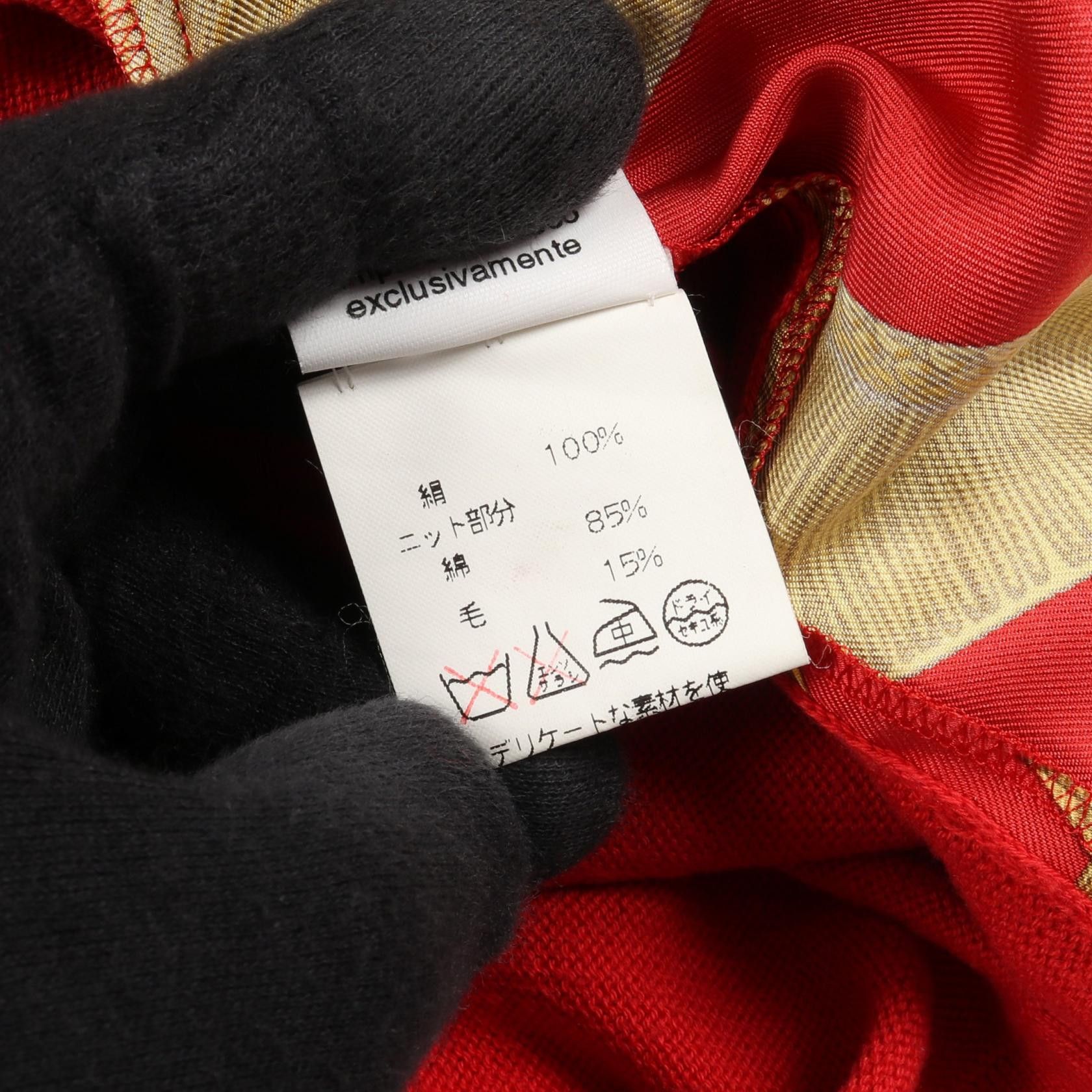 Hermes Hermes Hermes Silk Cotton Wool Top Textile Tops DUTY FREE for USA Size ONE SIZE - 4 Thumbnail
