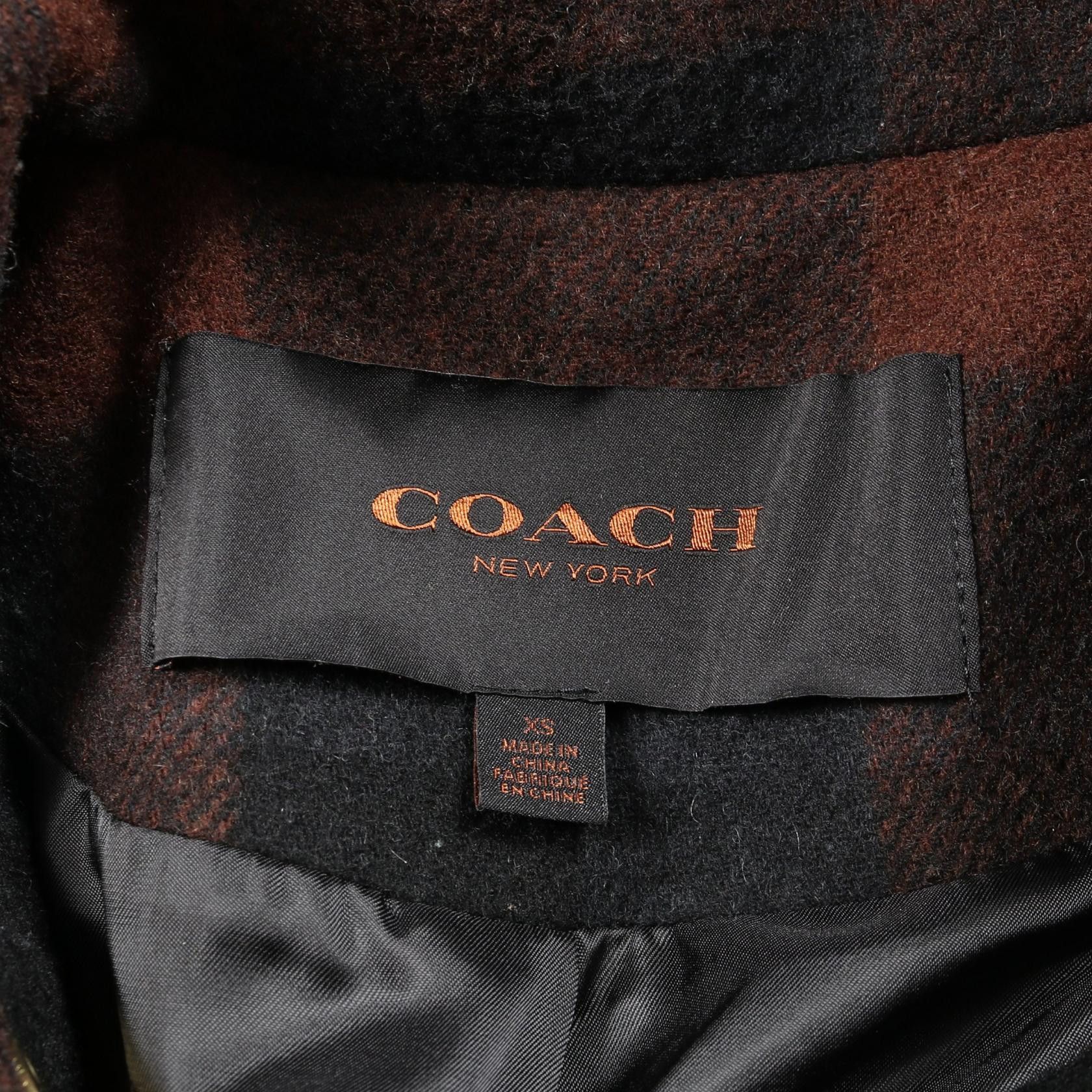 Coach Coach Coach Wool Coat Textile Outerwear F85185 DUTY FREE for USA Size ONE SIZE - 3 Thumbnail