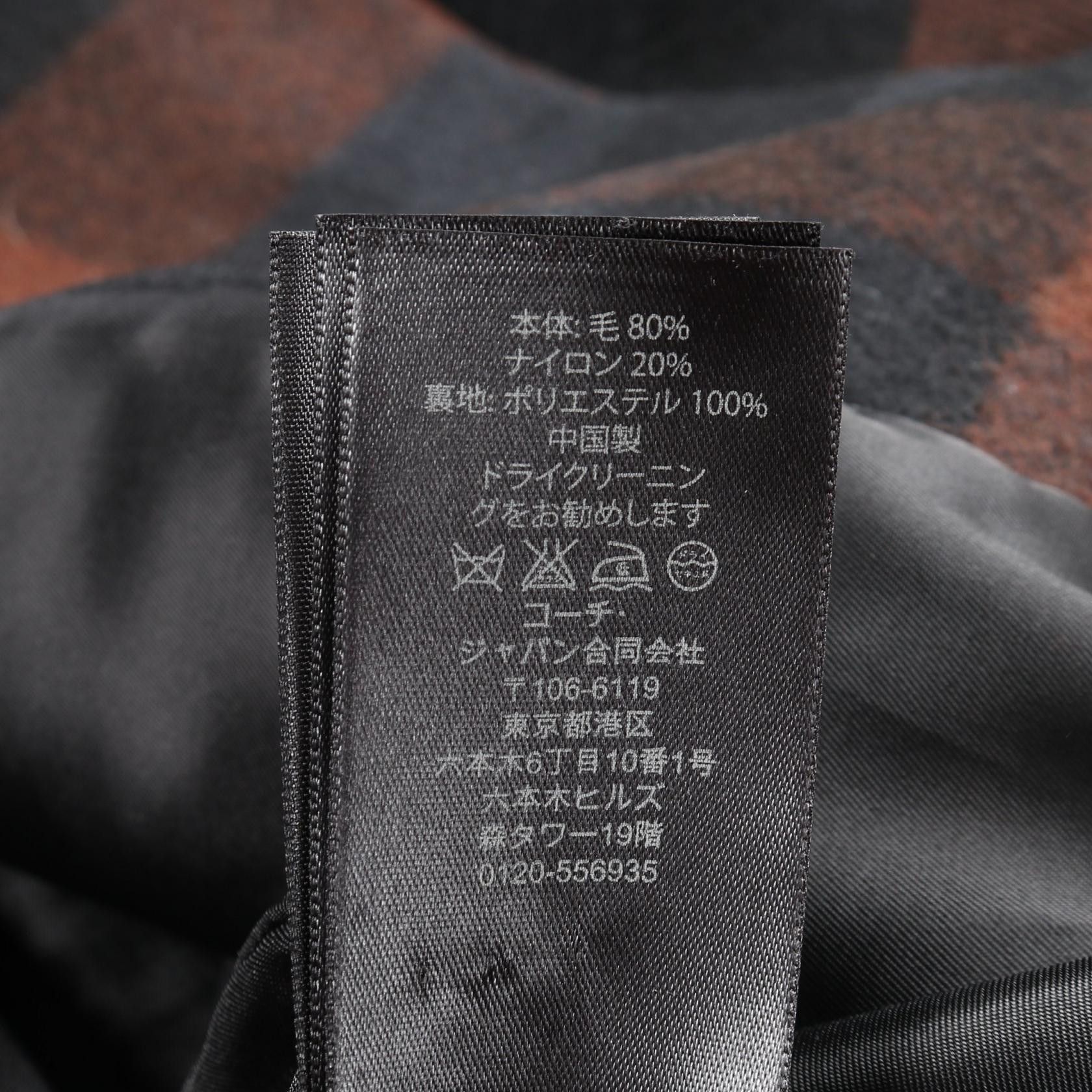 Coach Coach Coach Wool Coat Textile Outerwear F85185 DUTY FREE for USA Size ONE SIZE - 4 Thumbnail