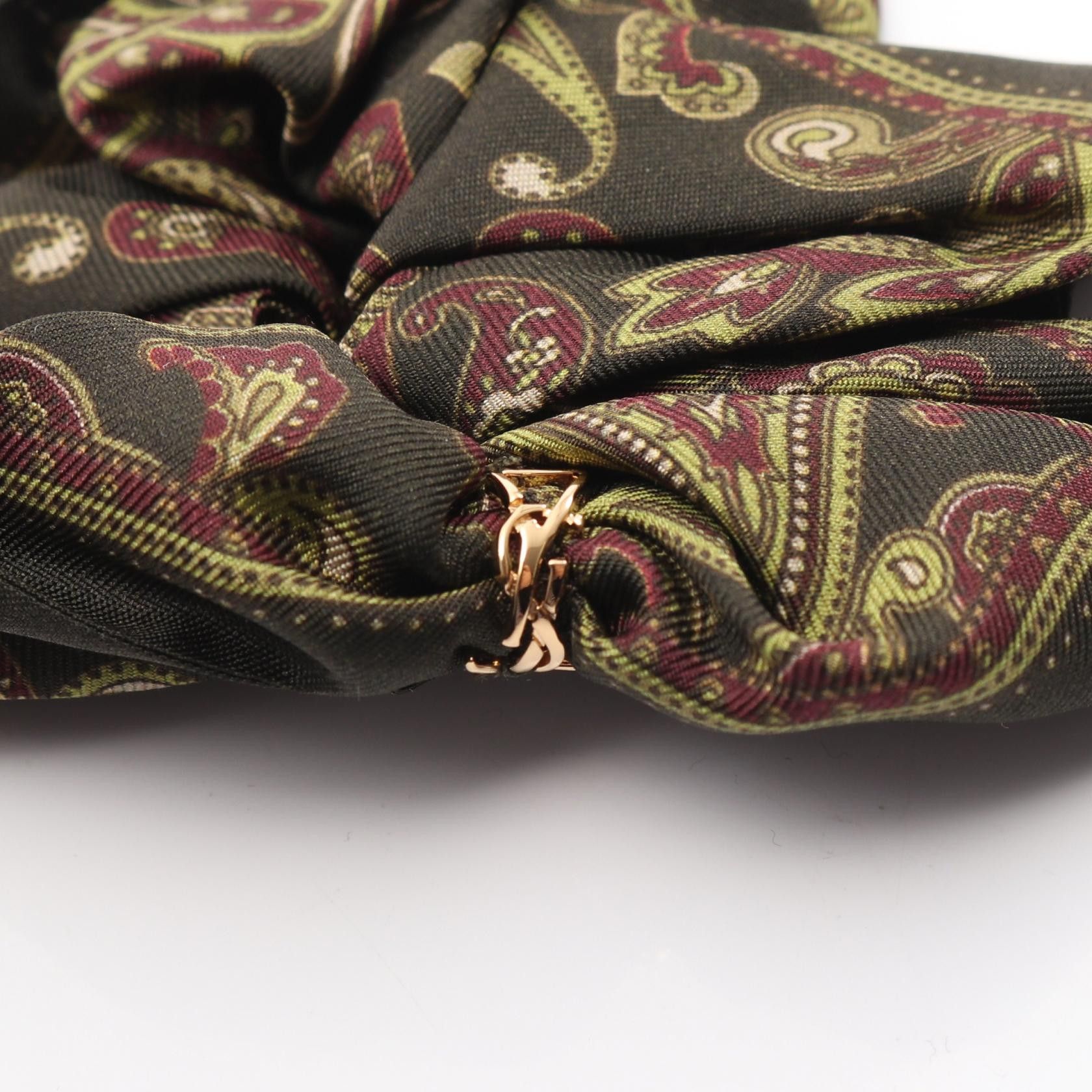 Yves Saint Laurent Yves Saint Laurent Saint Laurent Paris YSL Monogram Silk Scrunchie Textile Other 8332833Y0013388 DUTY FREE for USA Size ONE SIZE - 5 Thumbnail