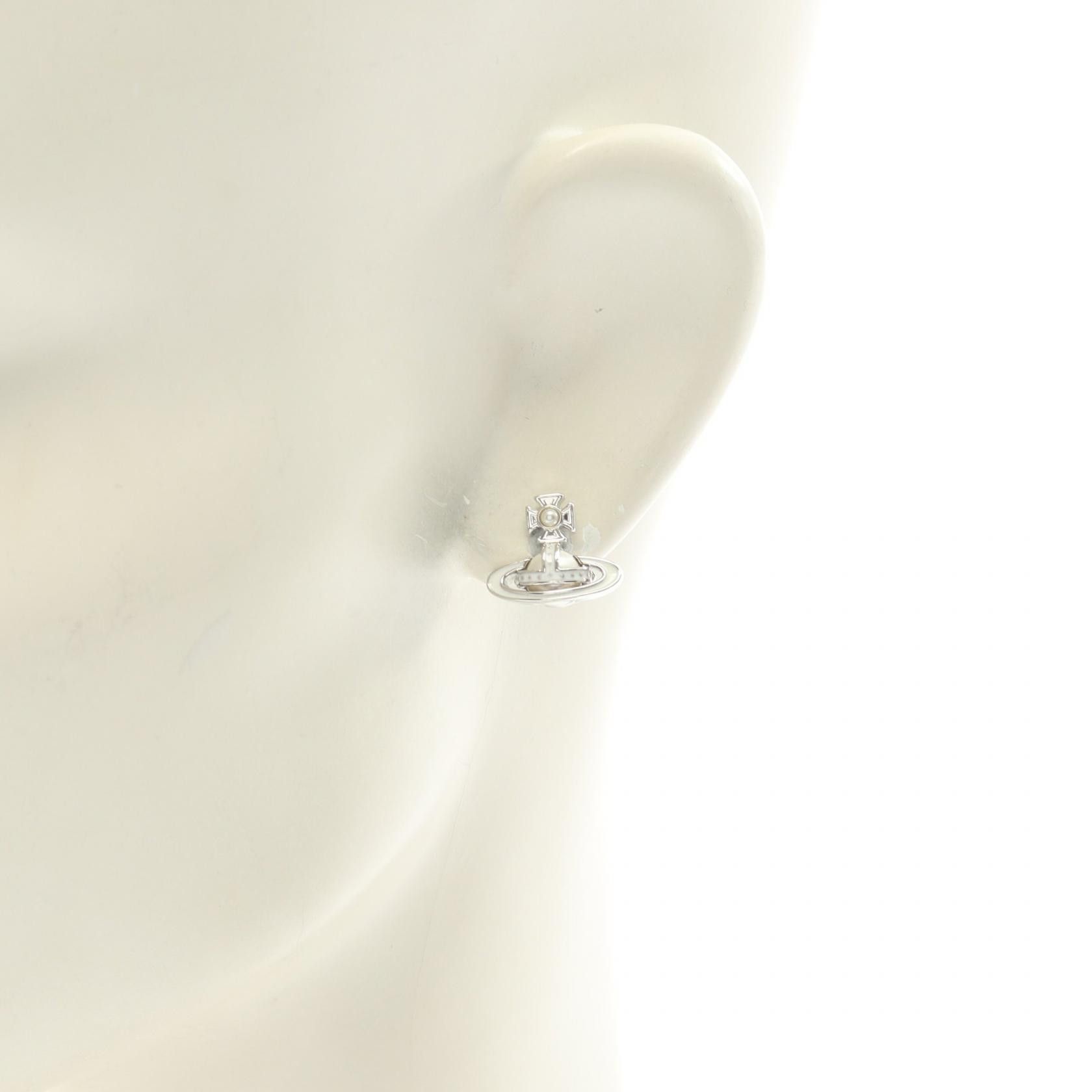 Vivienne Westwood Vivienne Westwood Vivienne Westwood SIMONETTA BAS RELIE Stainless Steel Earrings Metal Earrings 6201035ZP113 DUTY FREE for USA Size ONE SIZE - 4 Thumbnail