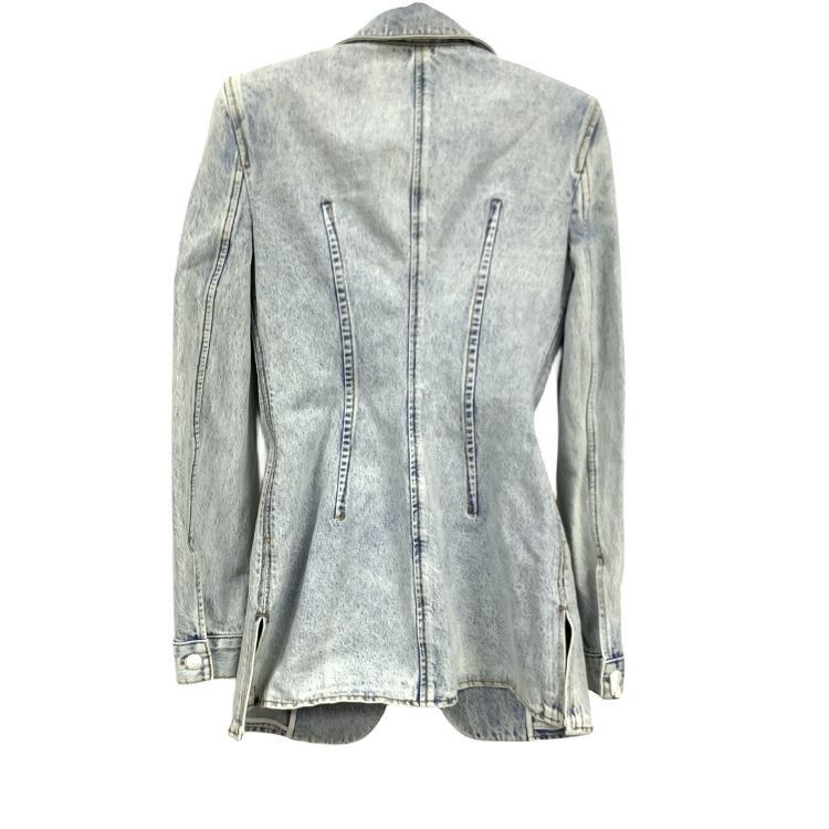 Alexander Wang Alexander Wang Acid Wash Denim Jacket Size 2 Size XS / US 0-2 / IT 36-38 - 2 Thumbnail