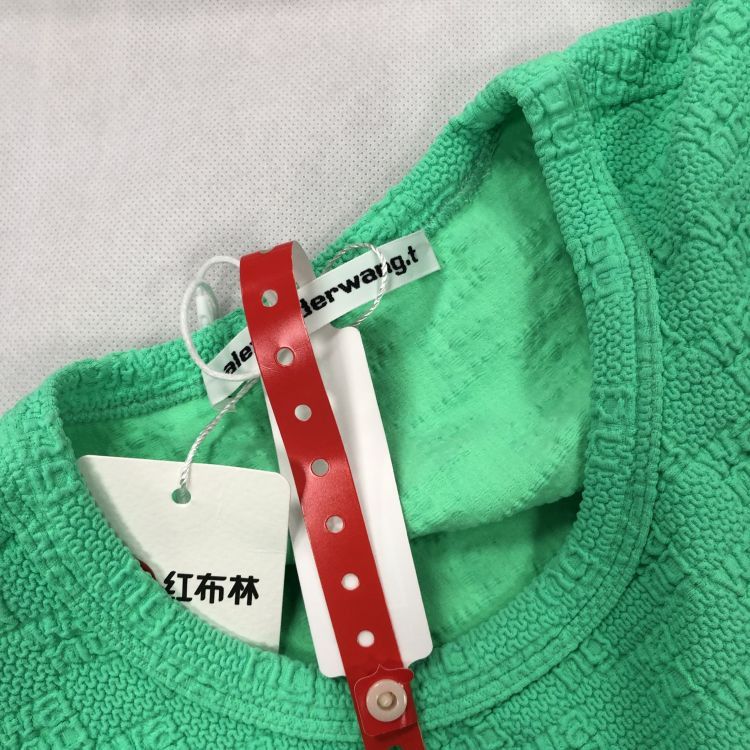 Alexander Wang Alexander Wang Green Textured T-Shirt Size L Size L / US 10 / IT 46 - 5 Thumbnail