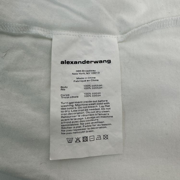 Alexander Wang Alexander Wang Raised Logo T-Shirt Size M Size M / US 6-8 / IT 42-44 - 3 Thumbnail