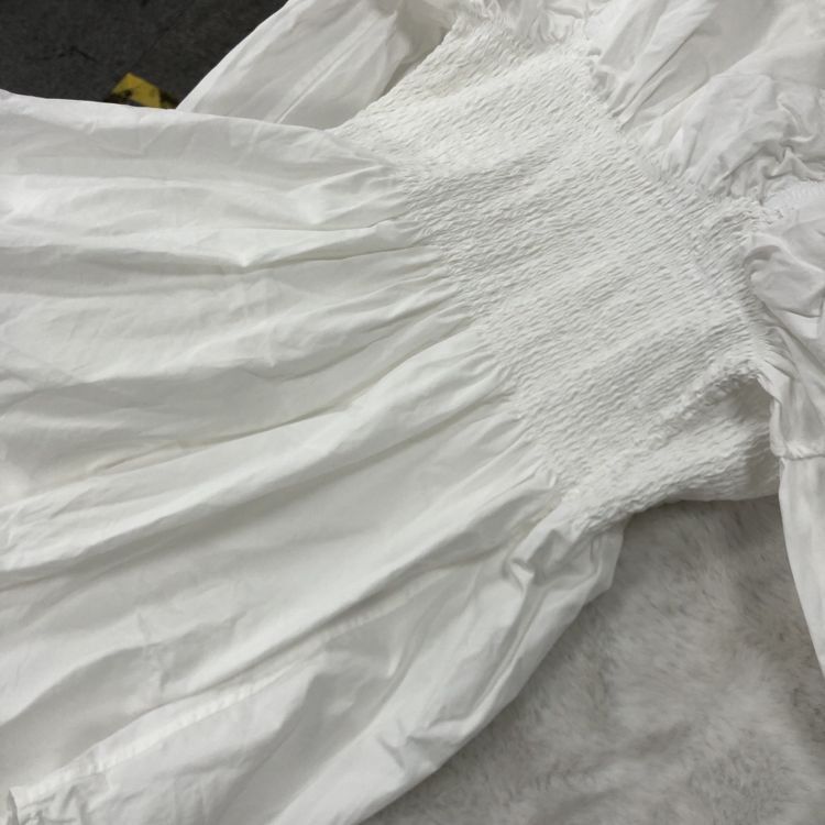 Alexander Wang Alexander Wang White Smocked Button Up Size S Size S / US 4 / IT 40 - 7 Thumbnail