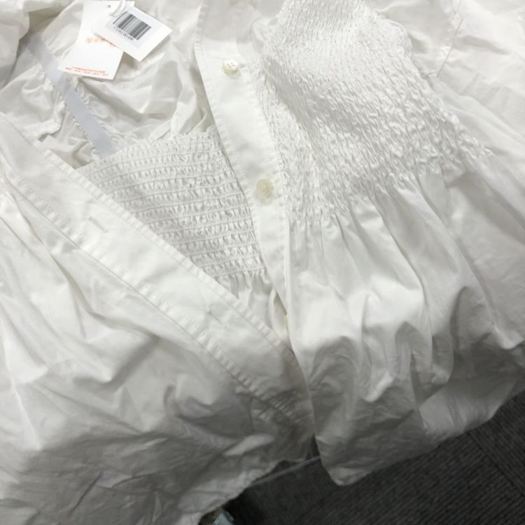 Alexander Wang Alexander Wang White Smocked Button Up Size S Size S / US 4 / IT 40 - 5 Thumbnail