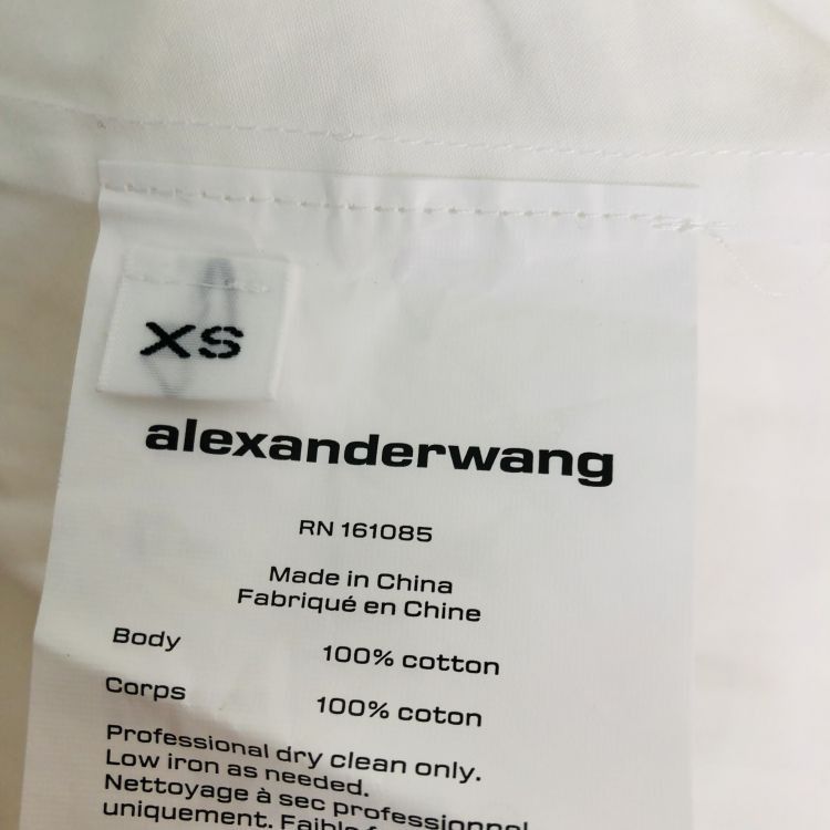 Alexander Wang Alexander Wang T White Cotton Shirt Size XS Size XS / US 0-2 / IT 36-38 - 4 Thumbnail