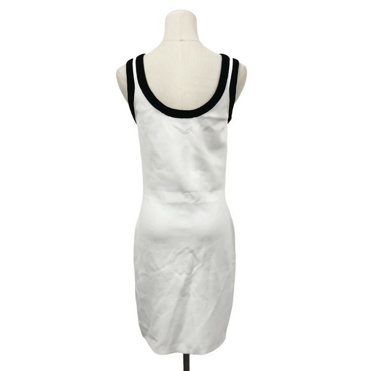 Alexander Wang Alexander Wang Contrast Trim Knit Mini Dress Size L Size L / US 10 / IT 46 - 2 Thumbnail