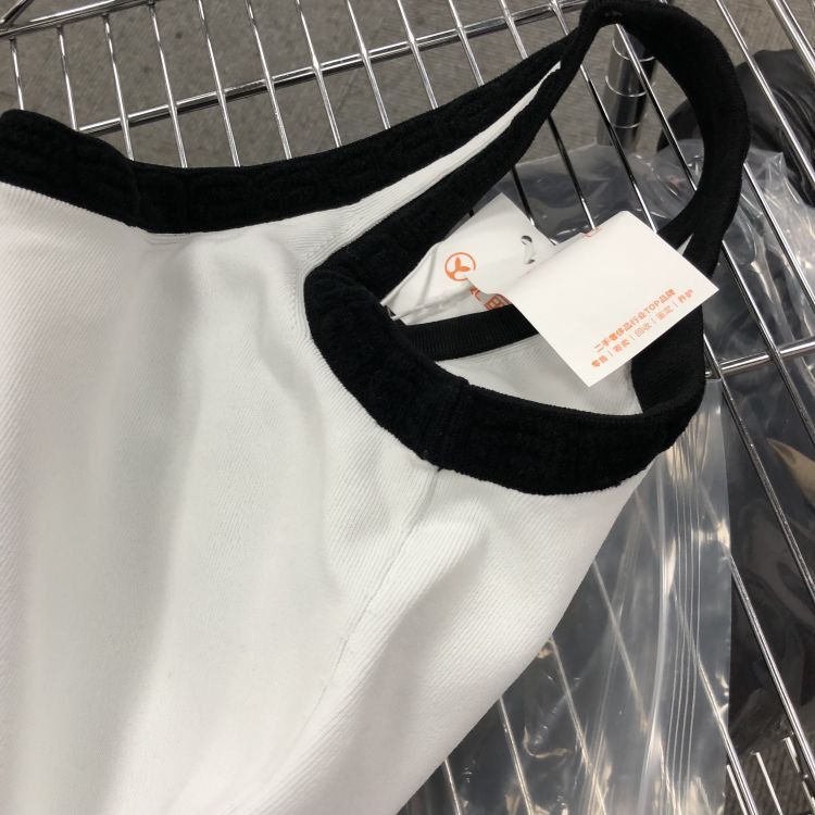 Alexander Wang Alexander Wang Contrast Trim Knit Mini Dress Size L Size L / US 10 / IT 46 - 4 Thumbnail