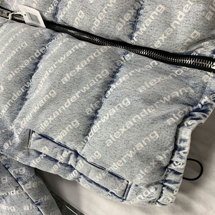 Alexander Wang Alexander Wang Logo Print Puffer Jacket XS Size XS / US 0-2 / IT 36-38 - 6 Thumbnail