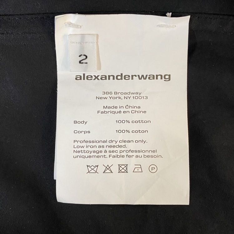 Alexander Wang Alexander Wang Cotton Button Up Shirt Size 2 Size XS / US 0-2 / IT 36-38 - 4 Thumbnail