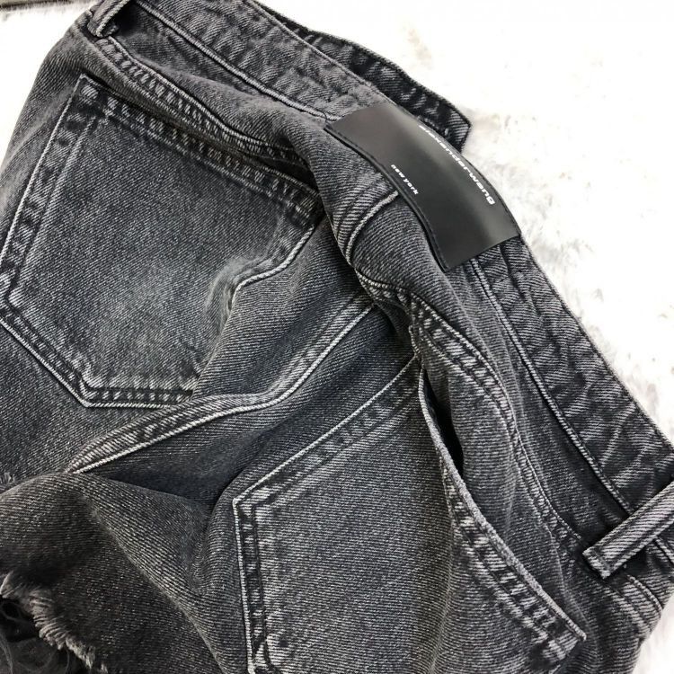 Alexander Wang Alexander Wang Raw Hem Black Denim Shorts Size 28 Size 28" / US 6 / IT 42 - 8 Thumbnail