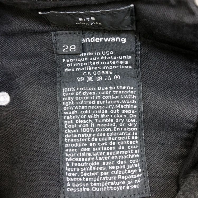 Alexander Wang Alexander Wang Raw Hem Black Denim Shorts Size 28 Size 28" / US 6 / IT 42 - 4 Thumbnail