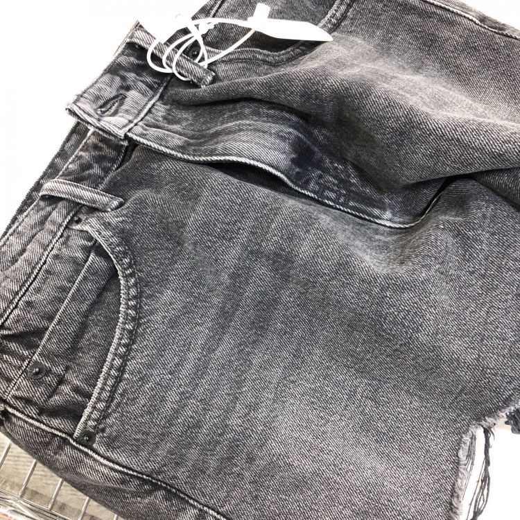Alexander Wang Alexander Wang Raw Hem Black Denim Shorts Size 28 Size 28" / US 6 / IT 42 - 6 Thumbnail
