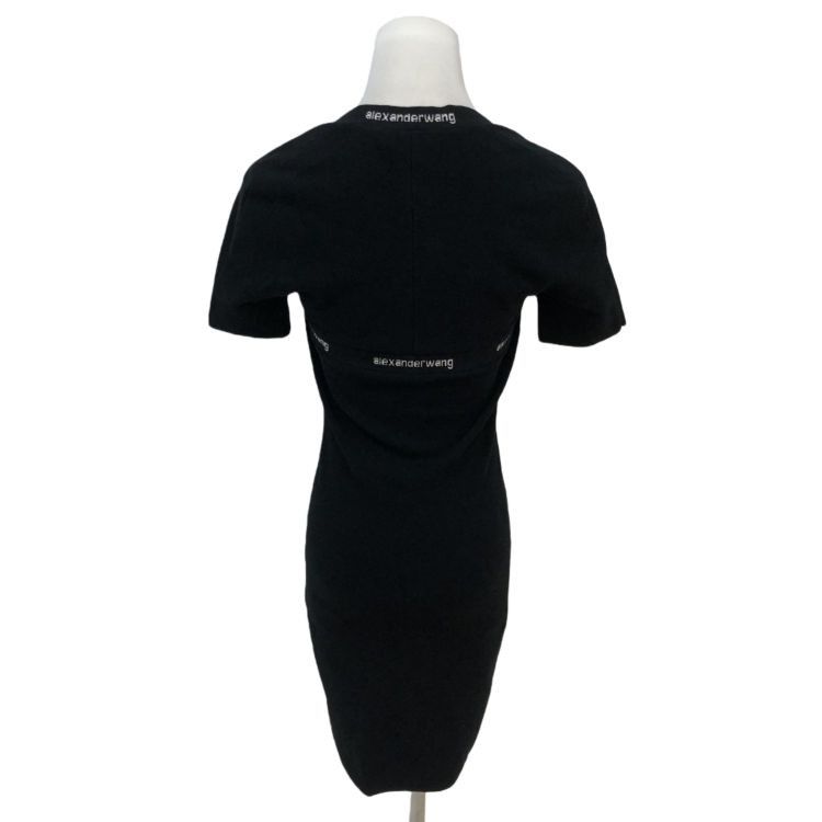 Alexander Wang Alexander Wang Logo Knit Midi Dress Size S Size S / US 4 / IT 40 - 2 Thumbnail