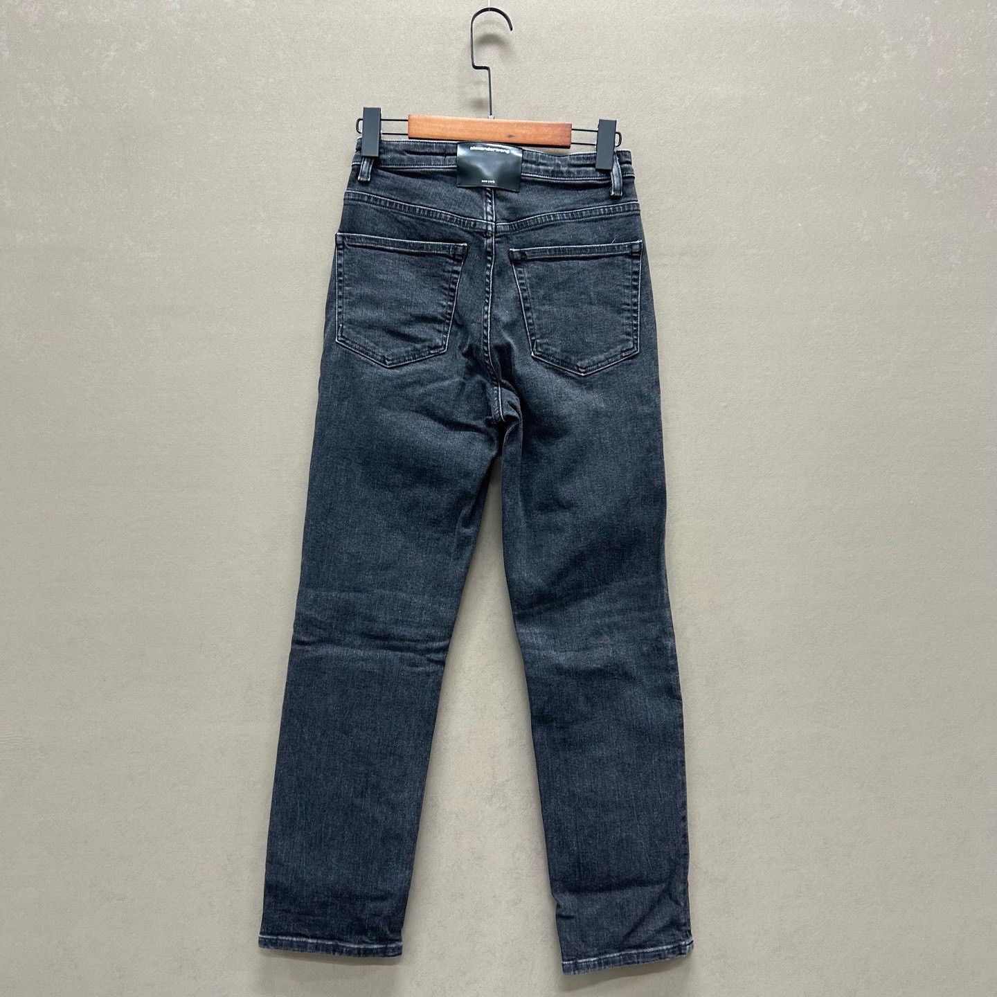 Alexander Wang Alexander Wang Black High Rise Straight Leg Jeans Size 26 Size 26" / US 2 / IT 38 - 3 Thumbnail