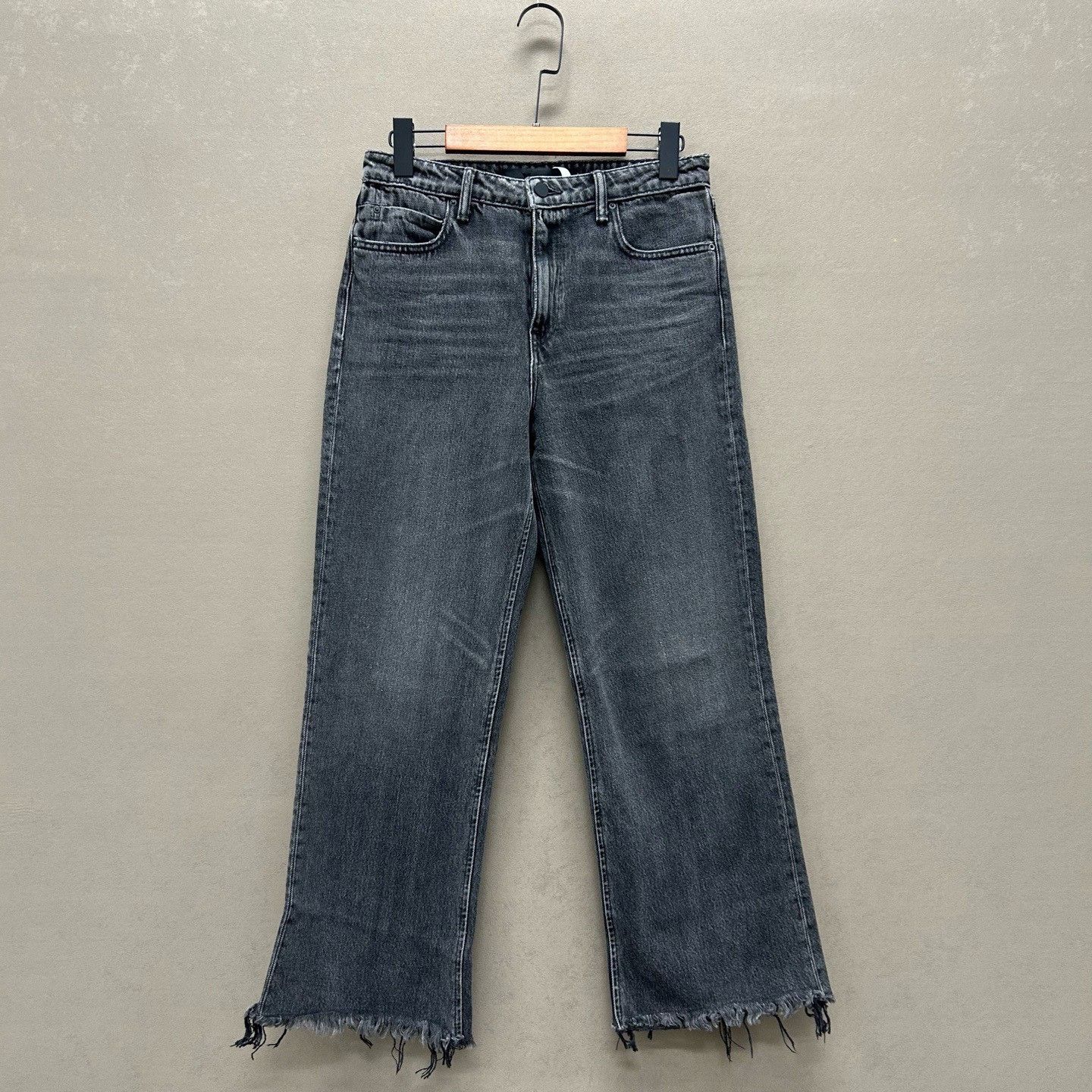 Alexander Wang Alexander Wang Raw Hem Washed Jeans Size 26 Size 26" / US 2 / IT 38 - 2 Thumbnail