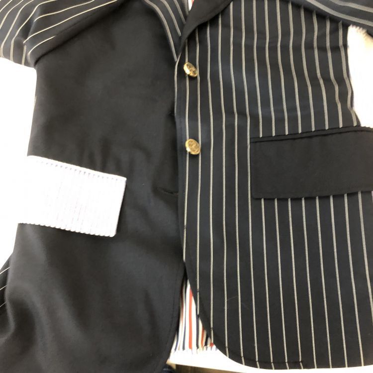 Thom Browne Thom Browne Paneled Pinstripe Blazer Size 38 Size XS / US 0-2 / IT 36-38 - 14 Thumbnail