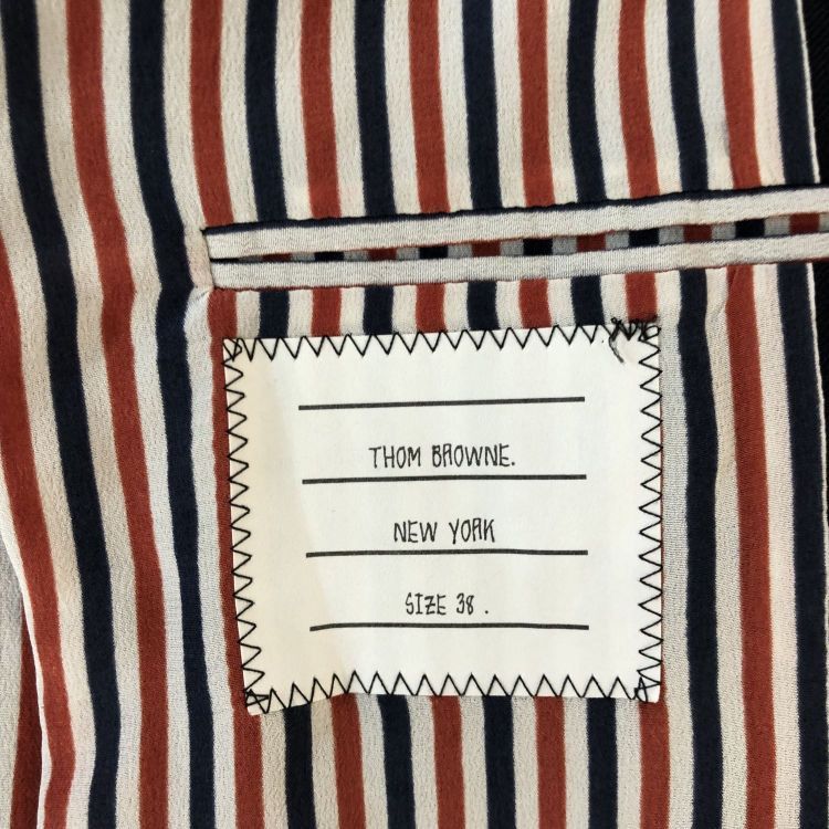 Thom Browne Thom Browne Paneled Pinstripe Blazer Size 38 Size XS / US 0-2 / IT 36-38 - 6 Thumbnail