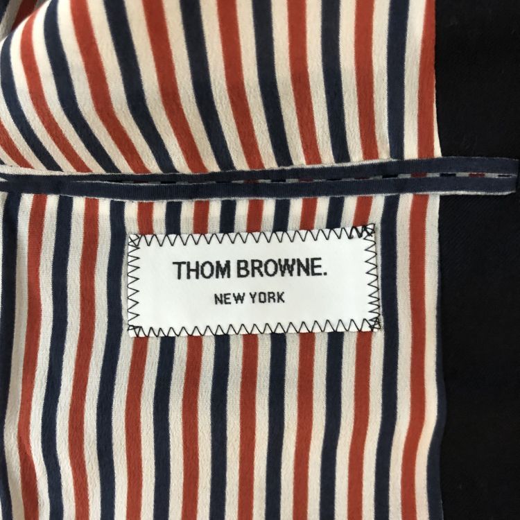 Thom Browne Thom Browne Paneled Pinstripe Blazer Size 38 Size XS / US 0-2 / IT 36-38 - 3 Thumbnail