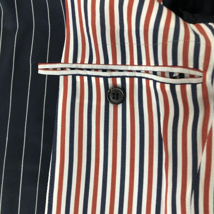 Thom Browne Thom Browne Paneled Pinstripe Blazer Size 38 Size XS / US 0-2 / IT 36-38 - 12 Thumbnail