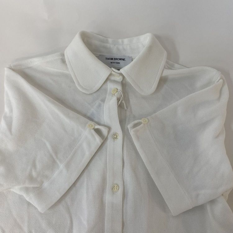 Thom Browne Thom Browne Floral Embroidery Polo Shirt Size 40 Size S / US 4 / IT 40 - 11 Thumbnail