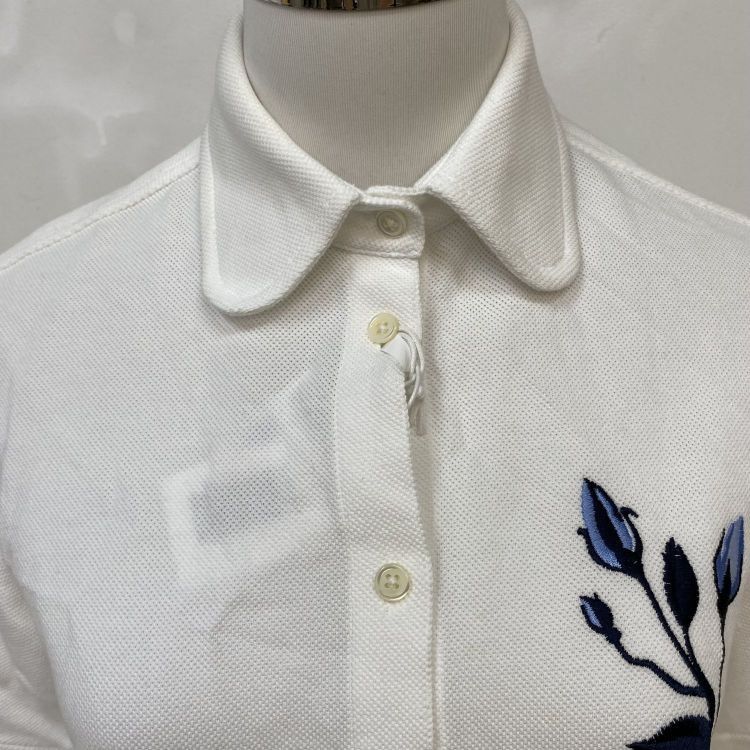 Thom Browne Thom Browne Floral Embroidery Polo Shirt Size 40 Size S / US 4 / IT 40 - 7 Thumbnail